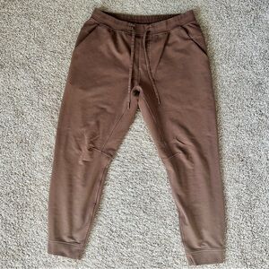 Athleta I Men’s Brown Joggers I Size XL I Soft Stretch Knit Lounge Pants I EUC